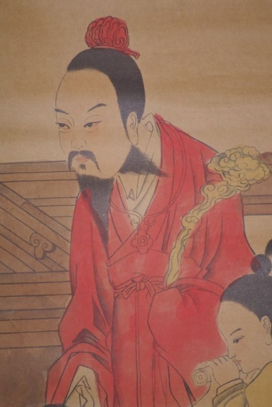 Chinesische Gemälde Kakemono Weise alte Mann 5