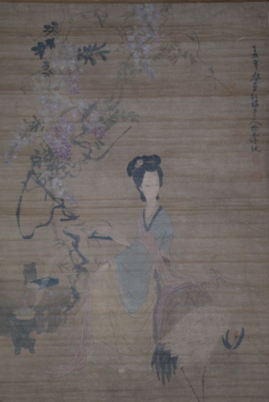Chinesische Gemälde Kran 2