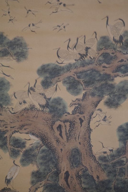 Chinesische Gemälde Störche 4