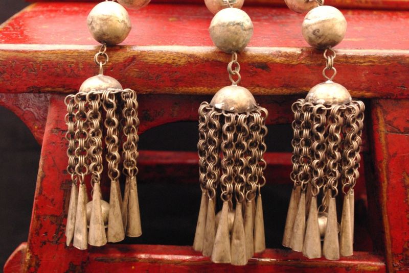 Chinesische Glocke aus Kupfer und Silber 2
