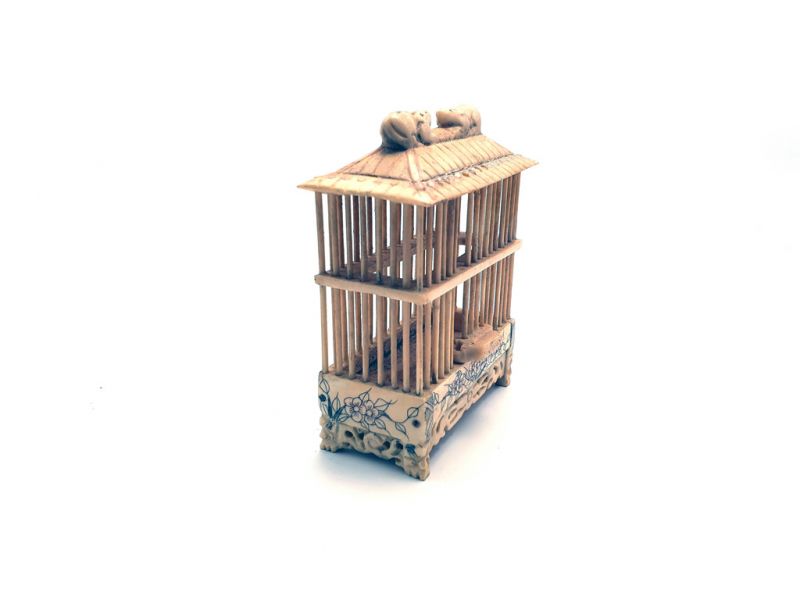 Chinesische Grillenkäfige Käfige aus Knochen Maus 3