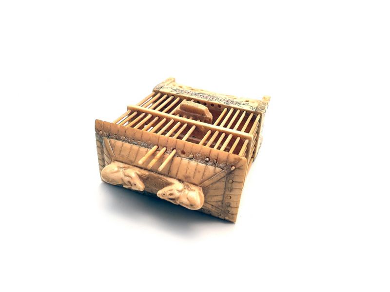 Chinesische Grillenkäfige Käfige aus Knochen Maus 4