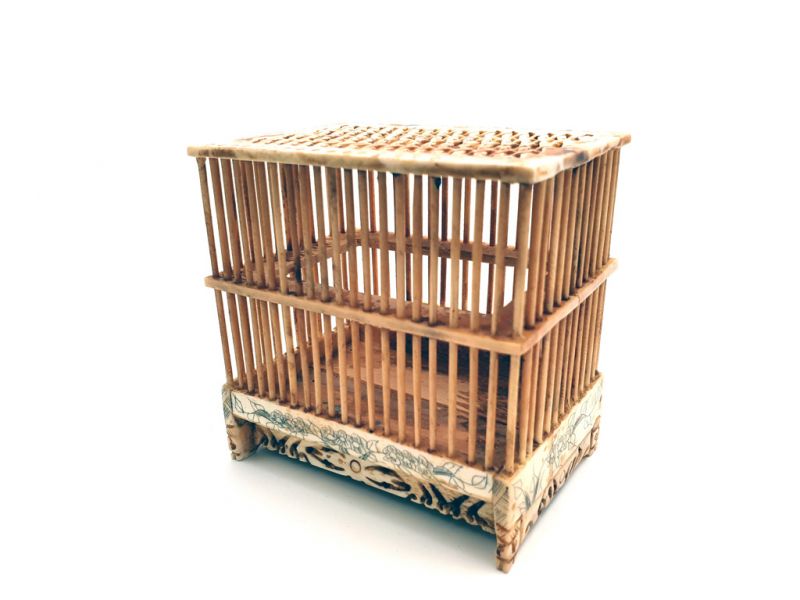 Chinesische Grillenkäfige Käfige aus Knochen - Sehr großen Käfig 4