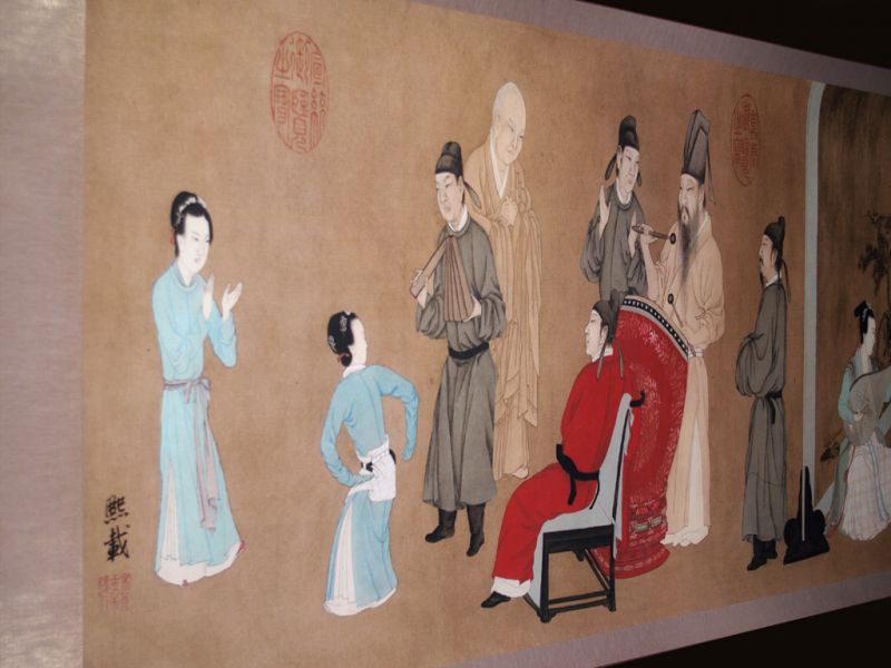 Chinesische große Szene - Malerei - Festen des Han Xizai - Teil 2 2