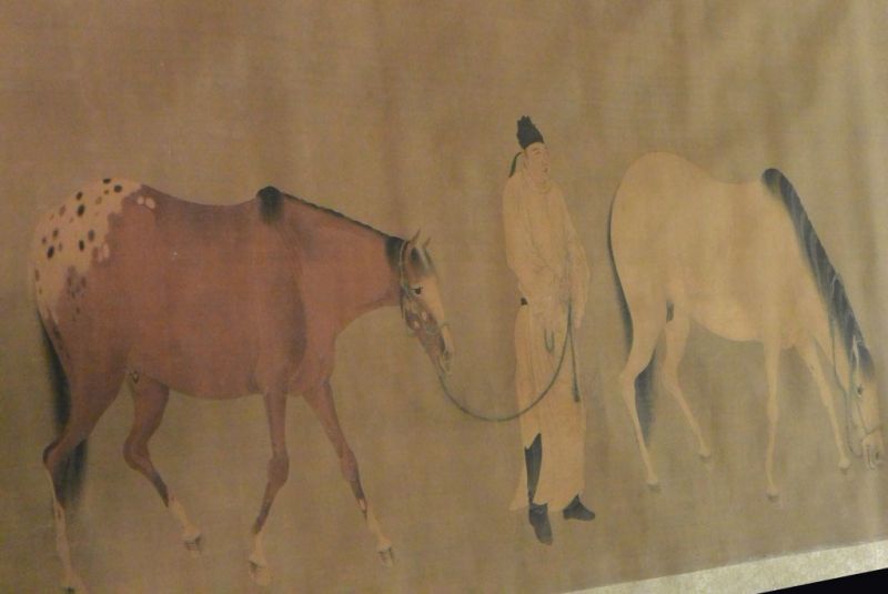 Chinesische große Szene Malerei Reiter 5