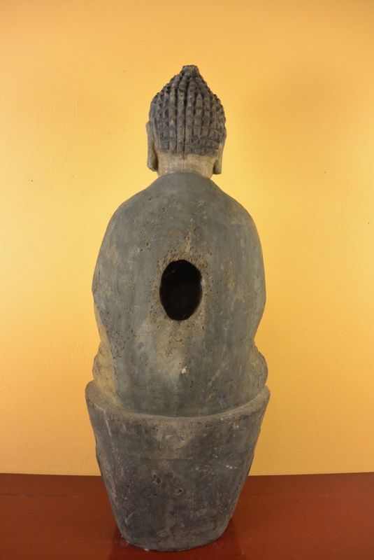 Chinesische Holz Statue Amitabha 5
