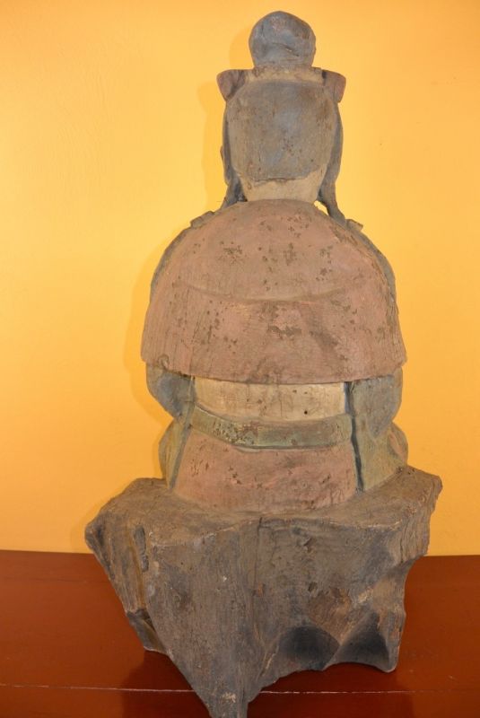 Chinesische Holz Statue Guan Yin 5