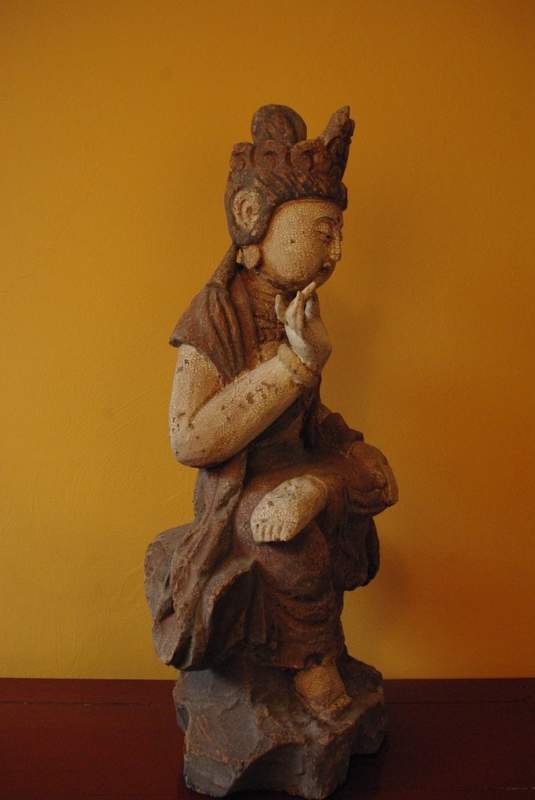 Chinesische Holzfiguren Göttin 4
