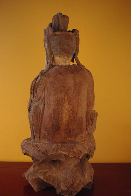 Chinesische Holzfiguren Göttin GuanYin 5