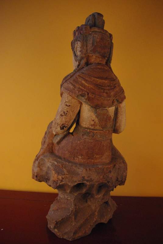 Chinesische Holzfiguren Grosse Göttin 5