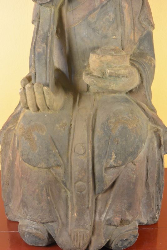 Chinesische Holzfiguren Konfuzius 3