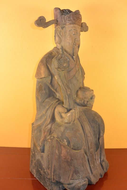 Chinesische Holzfiguren Konfuzius 4