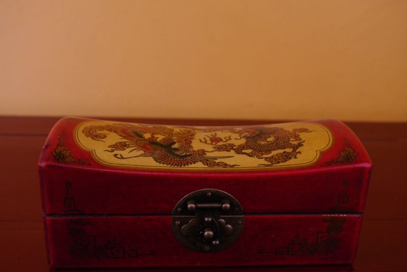 Chinesische Holzschatullen Drache und Phoenix 3