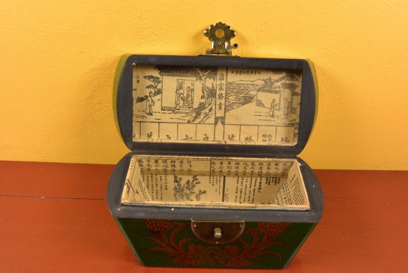 Chinesische Holzschatullen Grün 5