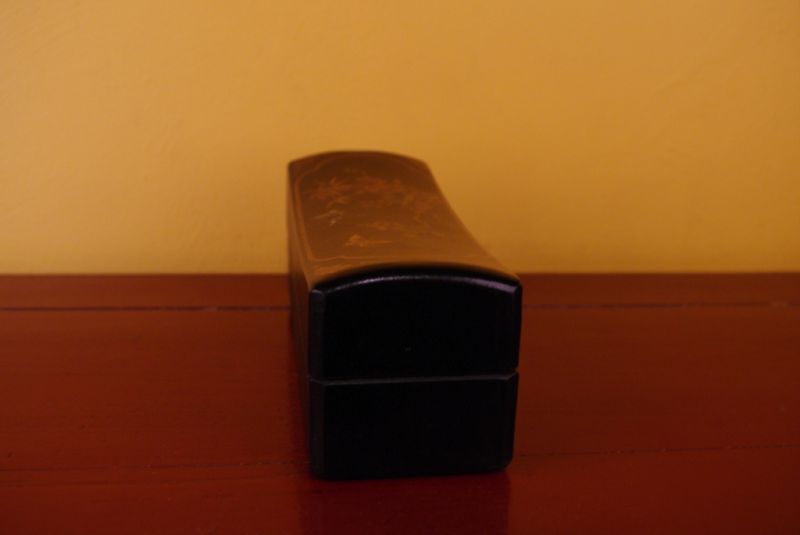 Chinesische Holzschatullen schwarze Schmetterlinge 3
