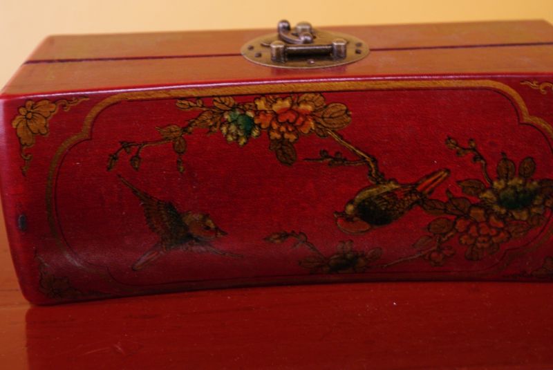 Chinesische Holzschatullen Vogel 4