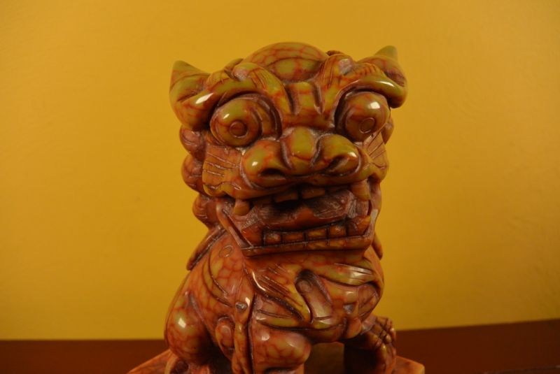 Chinesische Jade Pixiu Wächterlöwe 5