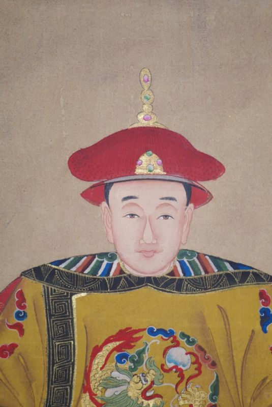Chinesische Kaiser Qing-Dynastie Shunzhi 3