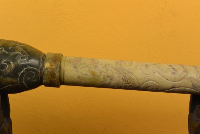 Chinesische Kalligraphie Pinsel Grün Jade 3