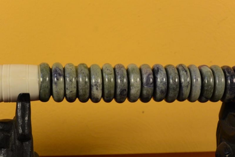 Chinesische Kalligraphie Pinsel Stein Discs 3