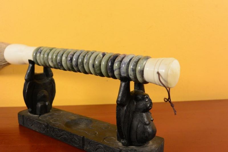 Chinesische Kalligraphie Pinsel Stein Discs 5