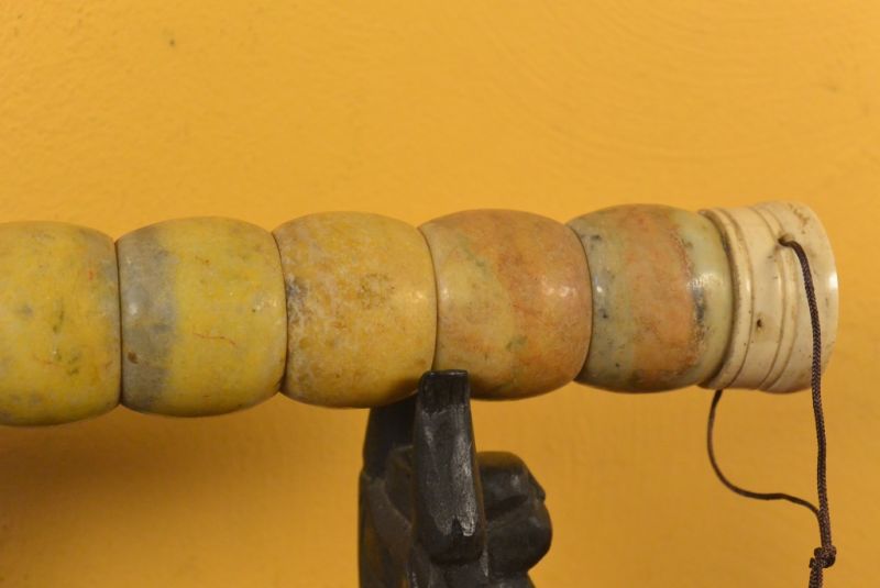 Chinesische Kalligraphie Pinsel Stein Gelb 4