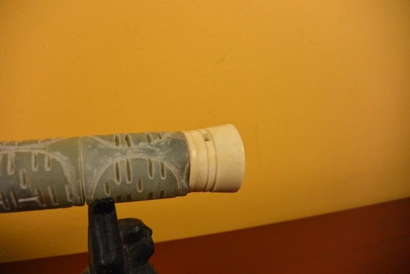 Chinesische Kalligraphie Pinsel Stein Jade geschnitzt 4