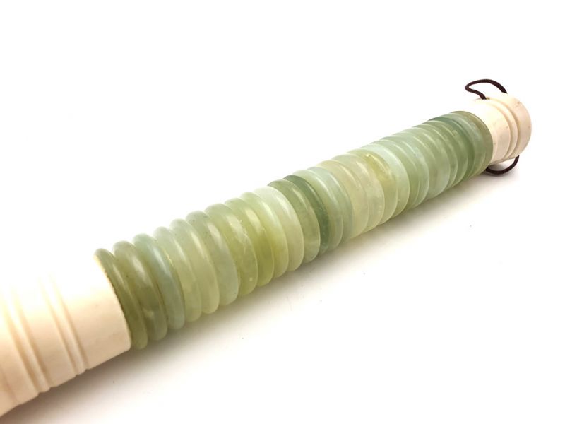 Chinesische Kalligraphie Pinsel Stein Jade Scheiben 2