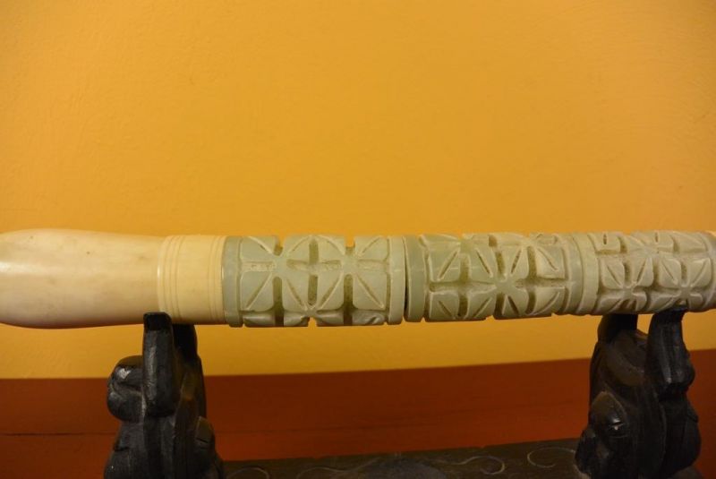 Chinesische Kalligraphie Pinsel Stein Stern Jade 3