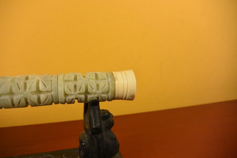 Chinesische Kalligraphie Pinsel Stein Stern Jade 4