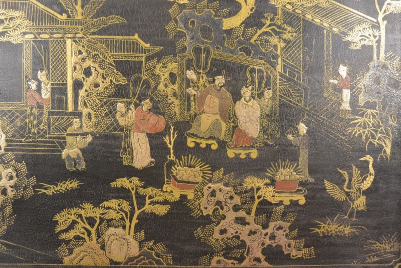 Chinesische Lackkunst Plateau 2 2
