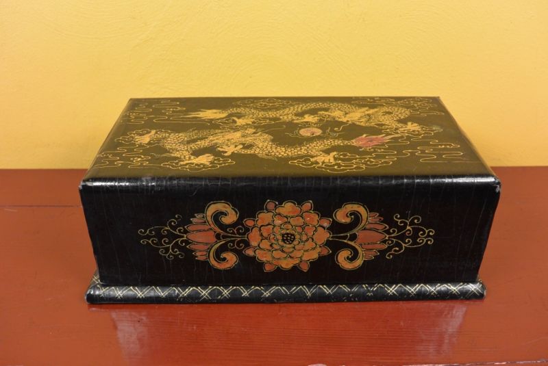 Chinesische Lackkunst Schwarze Box 2