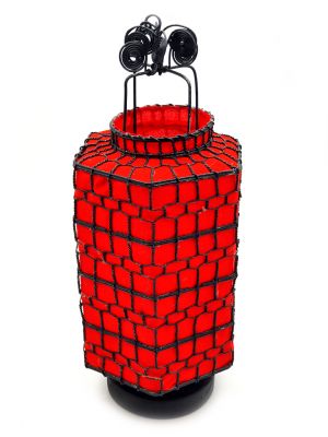 Chinesische Laterne Rot Traditionell 35 x 15 cm