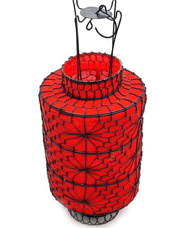 Chinesische lampion - Rot - 37x17cm 3