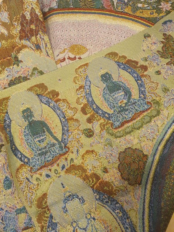 Chinesische Malerei - Stickerei auf Seide - Thangka - Tausend Handgöttin 5