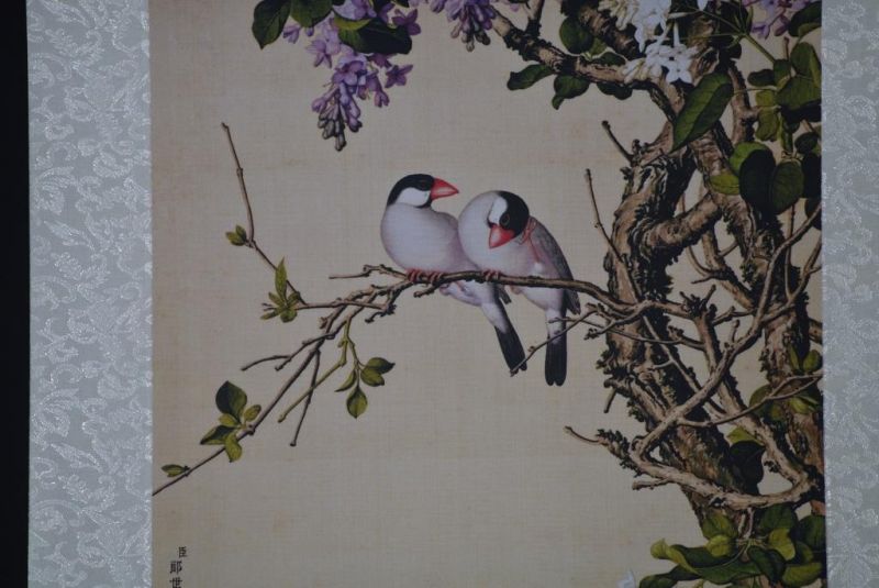 Chinesische Malerei zu Rahmen 2 Vögel 2