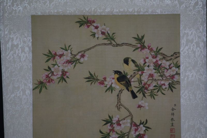 Chinesische Malerei zu Rahmen 2 Vögel 3