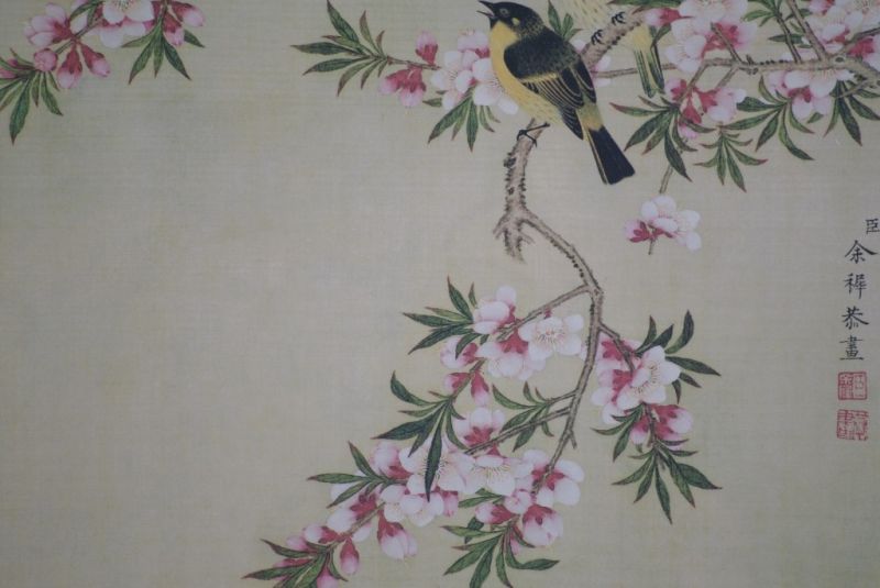 Chinesische Malerei zu Rahmen 2 Vögel 5