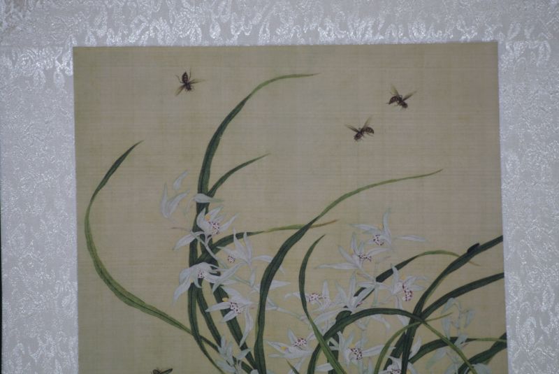 Chinesische Malerei zu Rahmen Bienen 2