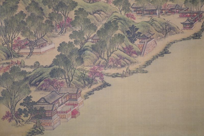 Chinesische Malerei zu Rahmen Chinesische Landschaft 4