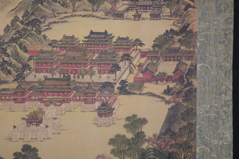 Chinesische Malerei zu Rahmen Chinesische Palast 4