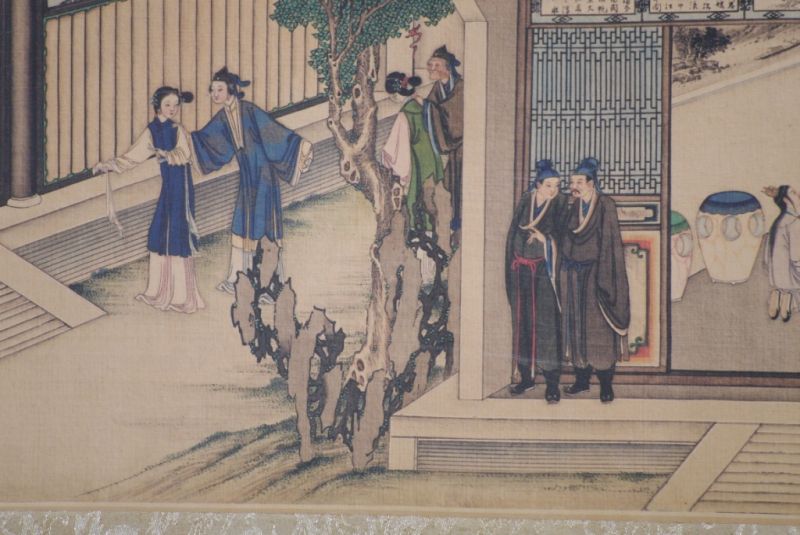 Chinesische Malerei zu Rahmen Chinesisches Haus 4