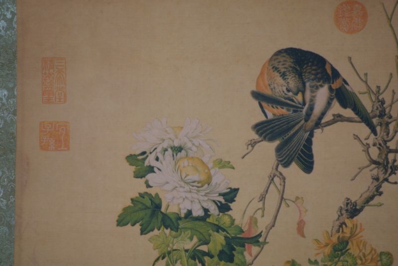 Chinesische Malerei zu Rahmen Die Vögel 2