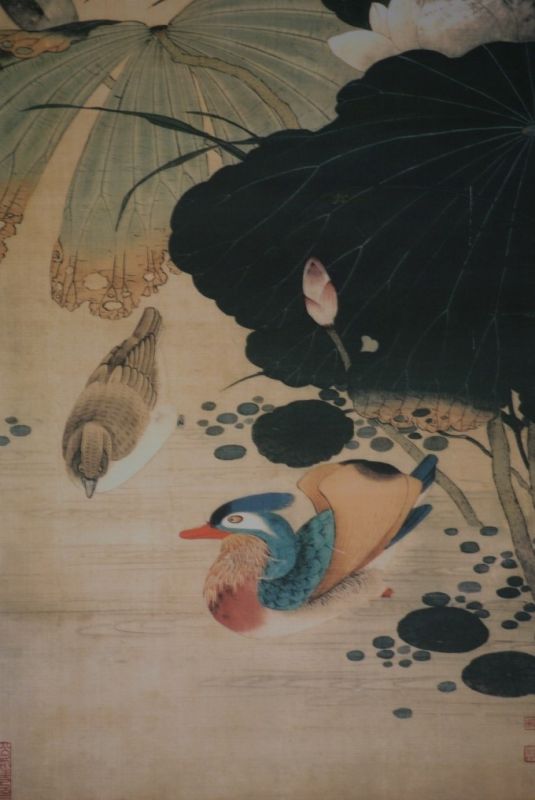 Chinesische Malereien Blumen und Vögel Sommer 3