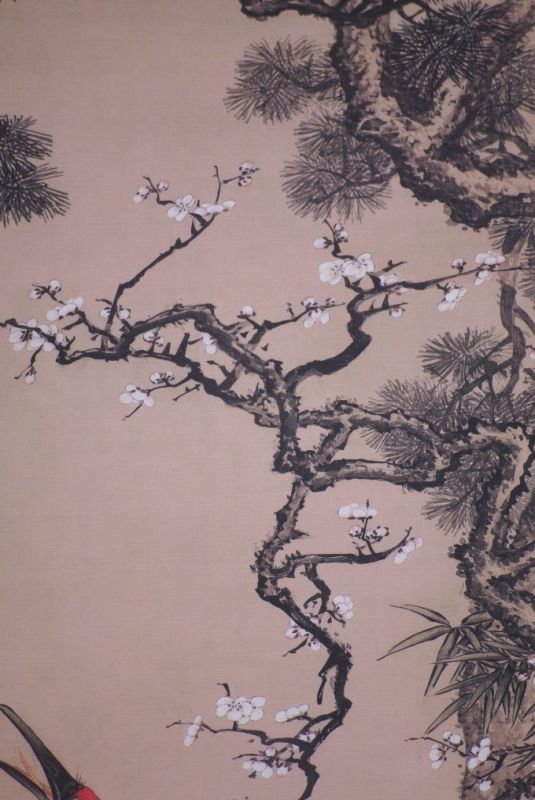 Chinesische Malereien Kranich Bian Jingzhao 4