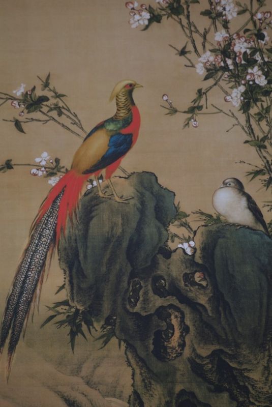 Chinesische Malereien Vogel Giuseppe Castiglione 3