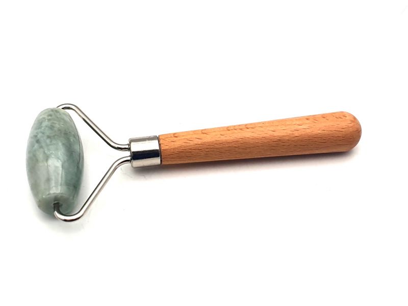 Bilder überfliegen für die vergrößerung Chinesische Medizin - Jade einfacher Roller in echter Jade - Grün 3