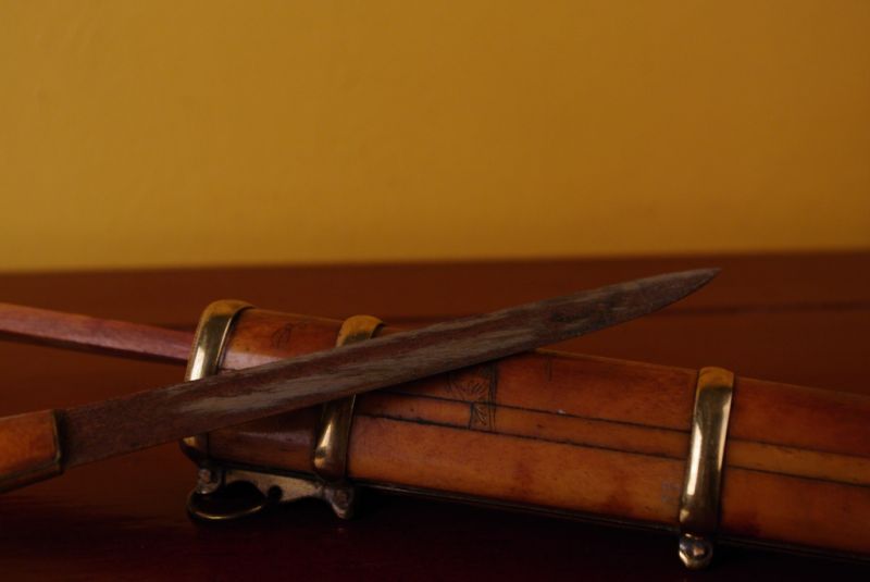 Chinesische Messer und Essstäbchen Knochen 2