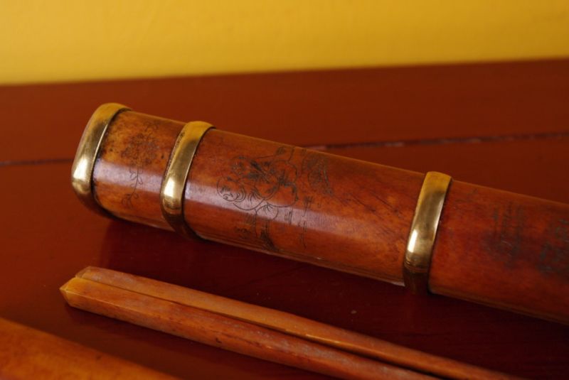 Chinesische Messer und Essstäbchen Knochen 4
