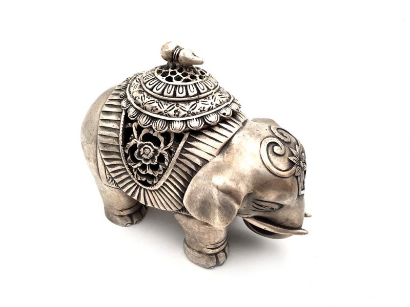 Chinesische Metall-Statue Elefant 2